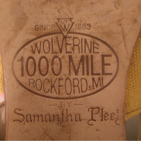 Samantha Pleet 1000 Mile Wolverine Sz 7 Digby
Gladiator Tan Leather Sandal Shoes - Picture 12 of 14